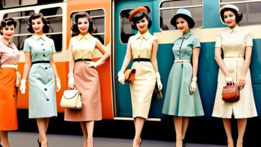 Ilustrasi Fashion Vintage (Freepik)