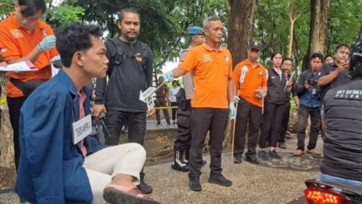 Polda NTB baru saja menggelar rekonstruksi kasus dugaan pelecehan seksual yang dilakukan pria tunadaksa berinisial IWAS atau yang dikenal dengan nama Agus Buntung. (Foto: Istimewa)