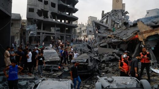 Pemboman di Jalur Gaza (Foto: Istimewa)