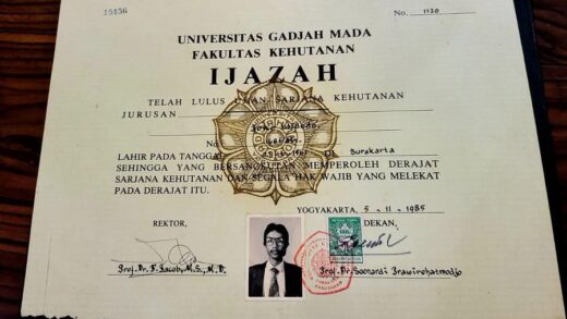 Ijazah Joko Widodo (Jokowi). (Foto: Istimewa)