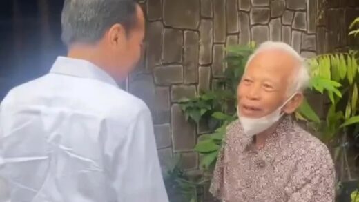 Joko Widodo Bertemu Kasmudjo, Dosen Saat Kuliah UGM. (Foto: Istimewa)