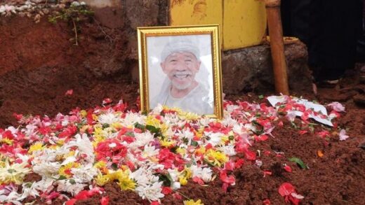 Makam Pelawak Nurul Qomar, grup lawak 4 Sekawan. (Foto: Istimewa)