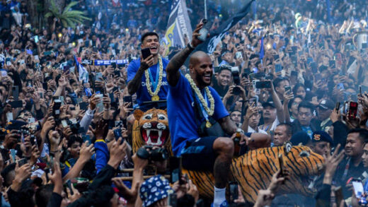 Konvoi Persib Juara Liga 1. (Foto: Istimewa)