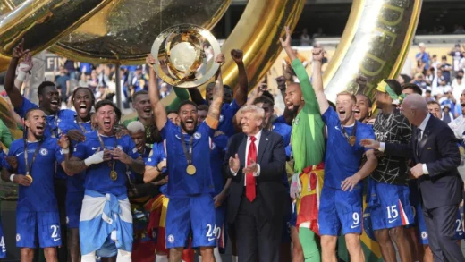 Kemenangan Chelsea di Club World Cup Terusik Kehadiran Donald Trump