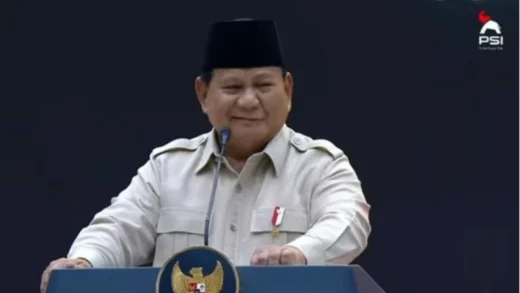 Prabowo Subianto Sebut Praktik Beras Oplosan Rugi Rp100 Triliun per Tahun