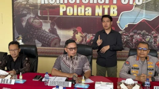 Polda NTB Resmi Menahan Kompol I Made Yogi Tersangka Pembunuhan Brigadir Muhammad Nurhadi