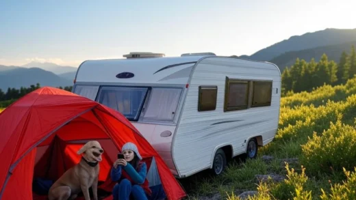 Serunya Camping di Gunung dengan Koneksi Sinyal Ponsel yang Stabil