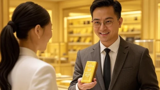 Harga Emas Antam Turun Setelah Empat Hari Menguat