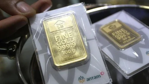 Harga Emas Antam Stagnan di Level Rp 1.927.000 per Gram