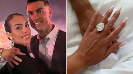 Cristiano Ronaldo Melamar Georgina Rodriguez dengan Cincin Berlian Besar