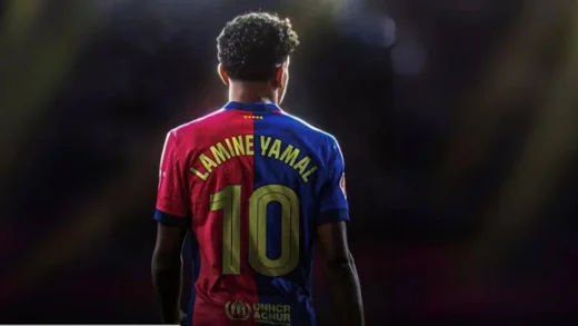 Lamine Yamal Rayakan Gol Pertama dengan Nomor Punggung 10 Barcelona