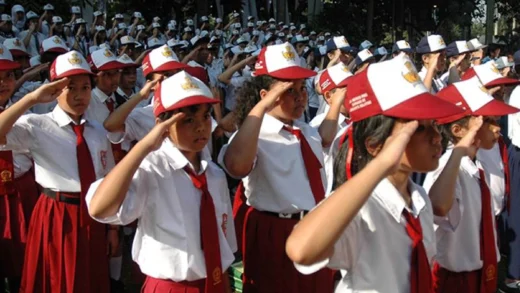Imbauan Hentikan Aktivitas Selama Pengibaran Bendera Merah Putih